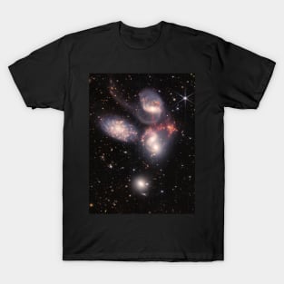 James Webb Space Telescope Deep Field Stephan’s Quintet T-Shirt